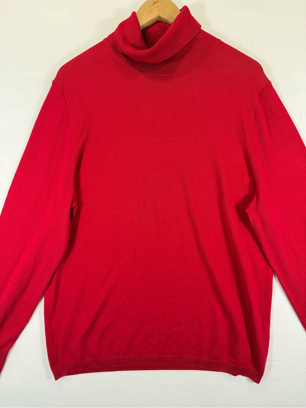 Talbots Bright Red Turtleneck Sweater
